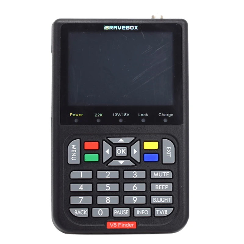 Ibravebox V8 Finder Hd Dvb-S2 Digital Satellite High Definition Sat Dvb S2 Meter 1080P(Us Plug) | Электроника