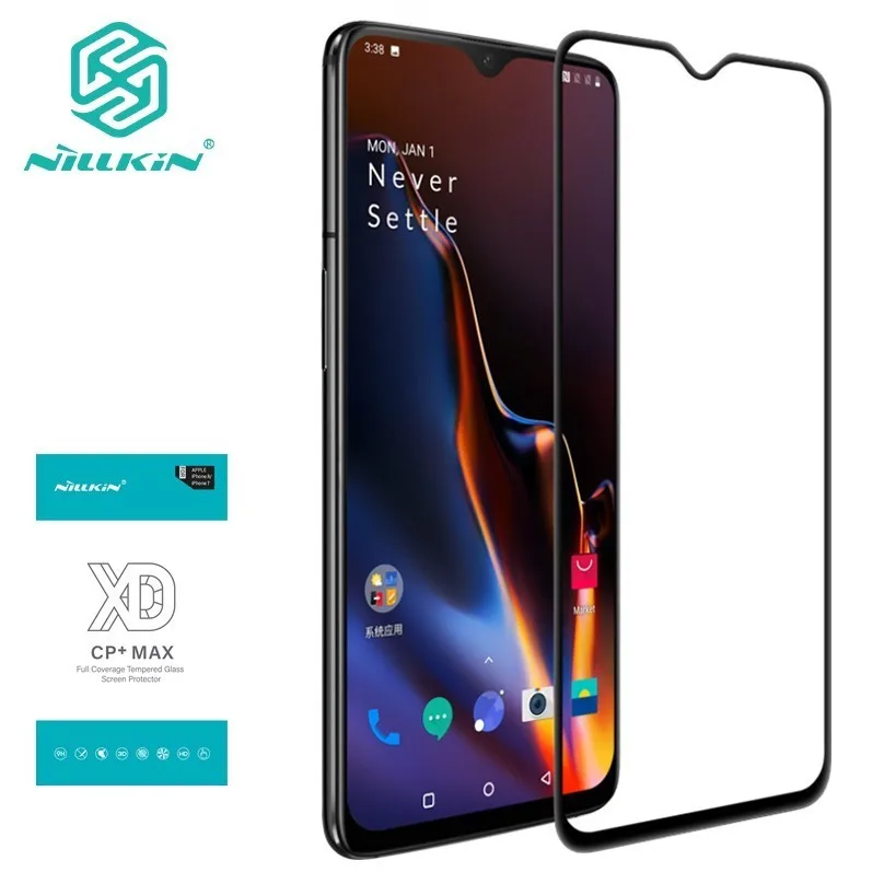 Для Oneplus 7T закаленное стекло для 6T /7 Защита экрана Nillkin XD CP + MAX Антибликовая
