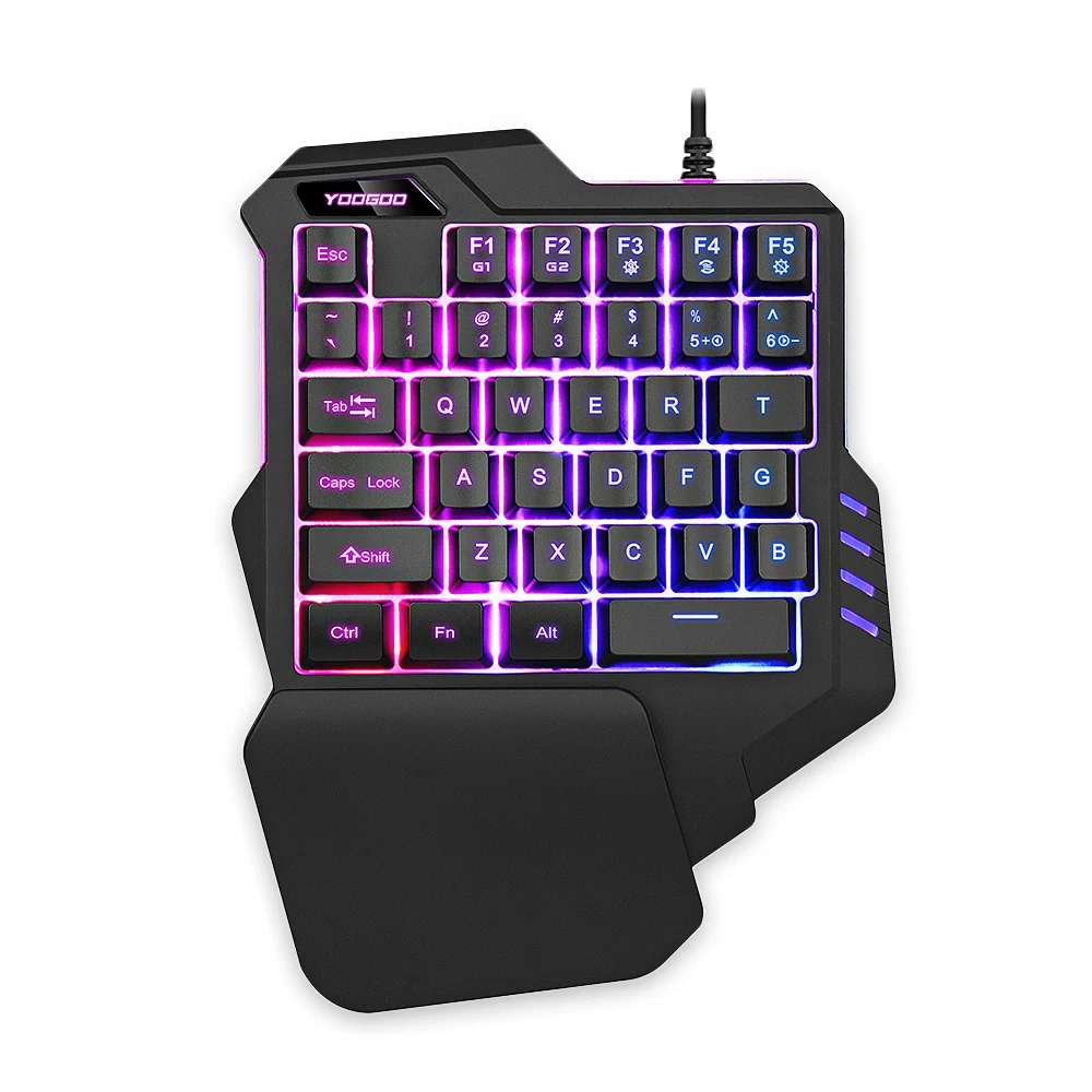 G92 Проводная игровая клавиатура мембранные клавиатуры с RGB светодиодный