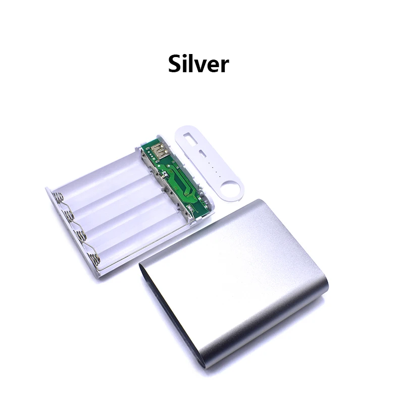 4X18650 зарядное устройство DIY Power Bank Box чехол Универсальный USB Комплект для всех
