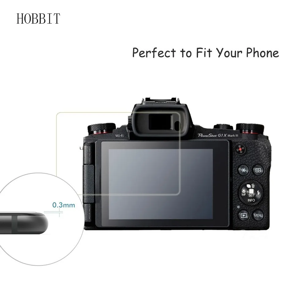 2 упаковки для Canon PowerShot G3 X G1X Mark III 0 3 мм 2.5D 9H прозрачное закаленное стекло защиты
