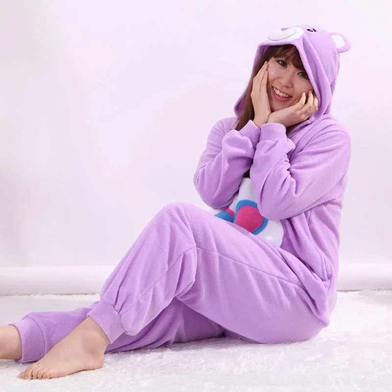 Зимний синий Monester Animal Onesie Женские Фланелевые комбинезоны Kigurumi onesies для взрослых