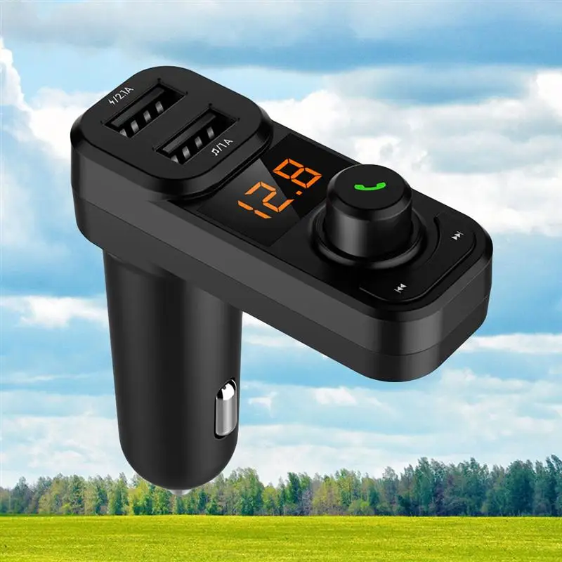 Беспроводной Bluetooth Автомобильный MP3-плеер fm-передатчик радио с 2 usb-портами
