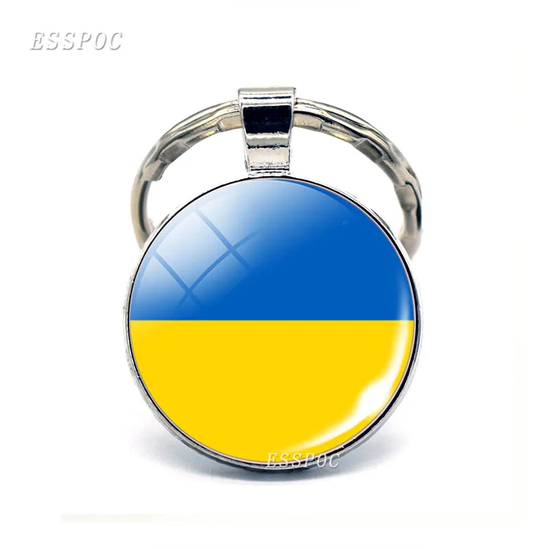 Брелок для ключей флаг из восточно европейских стран Россия Украина Беларусью