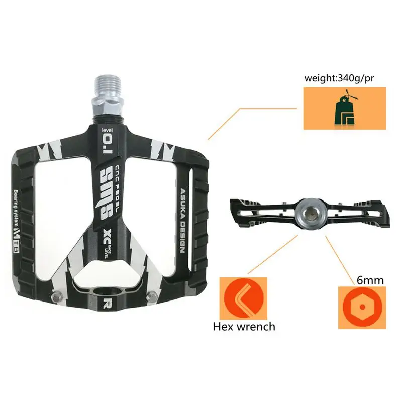 

High Quality Aluminium Alloy Road Bike Pedals Ultralight MTB Bearing Bicycle Pedal Bike Accessories