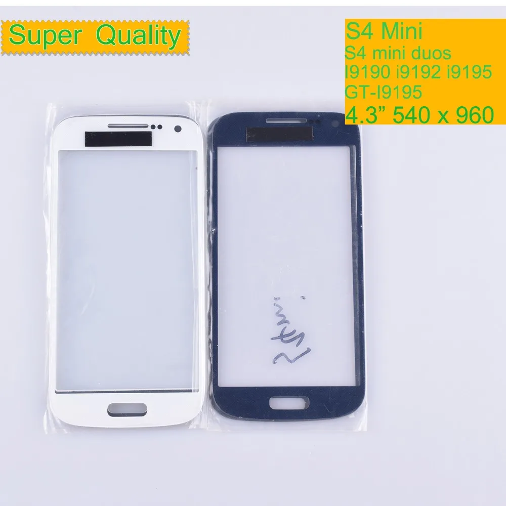 10 шт./лот для Samsung Galaxy S4 Mini i9190 i9195 i9192 Φ сенсорный экран передняя стеклянная панель