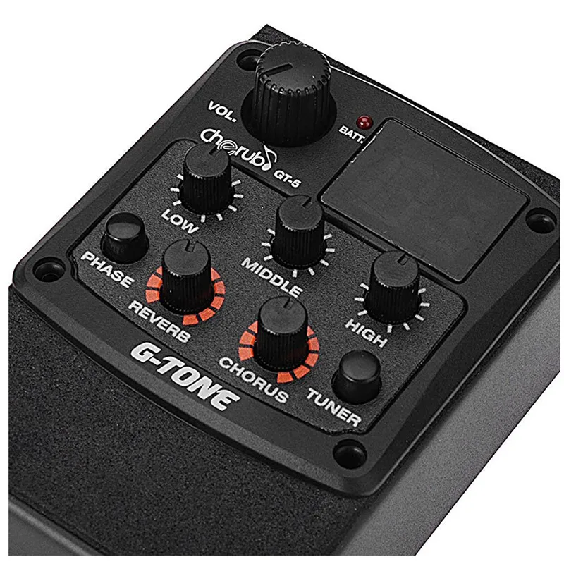 Акустическая гитара Cherub G Tone Preamp Piezo Pickup 3 полосный эквалайзер встроенный
