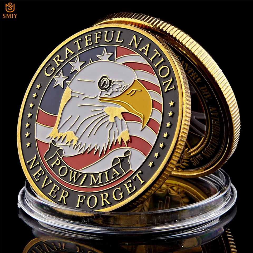 США ВМС USAF USMC армия береговой охраны Свобода Орел золотая пластина Редкие