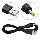Штекер питания постоянного тока, преобразователь USB 4,0x1,7 мм, штекер-штекер, кабель питания для зарядки