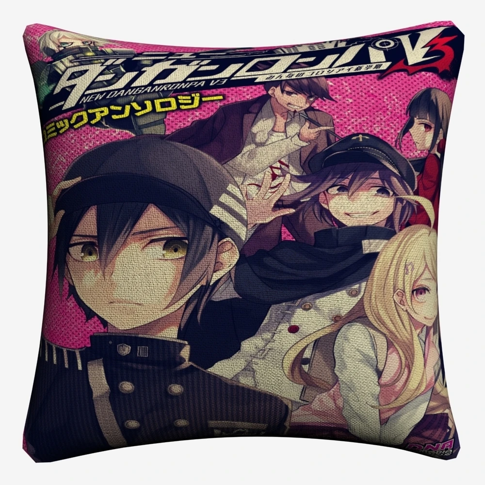 Новинка комикс Danganronpa чехол для подушки в стиле японского аниме 45x45 см дивана