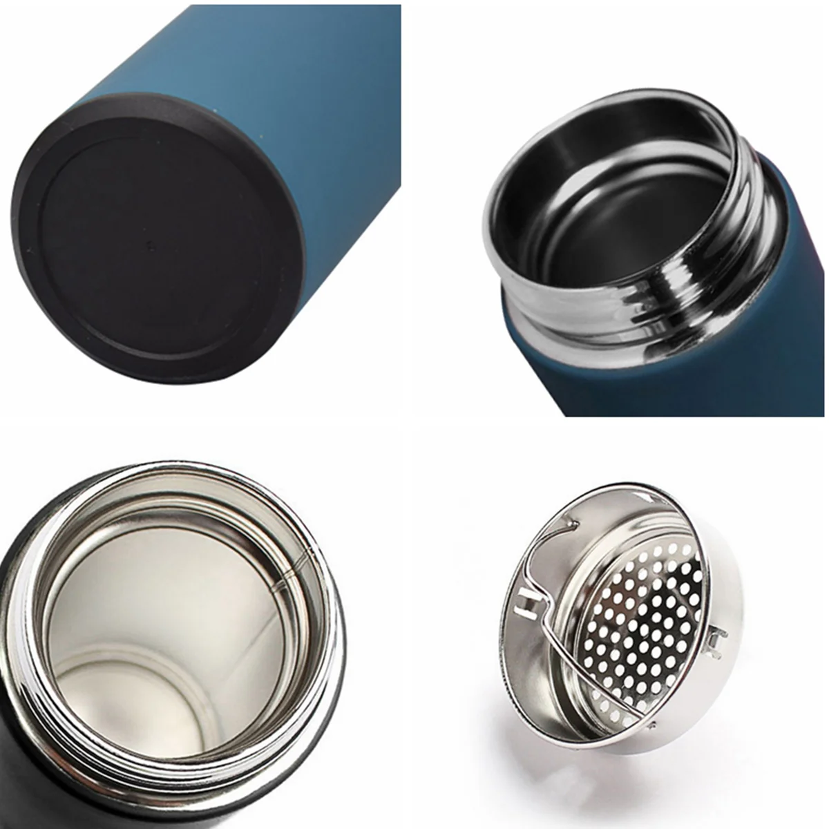 500 мл домашний термос чайная вакуумная фляжка с фильтром из нержавеющей стали 304