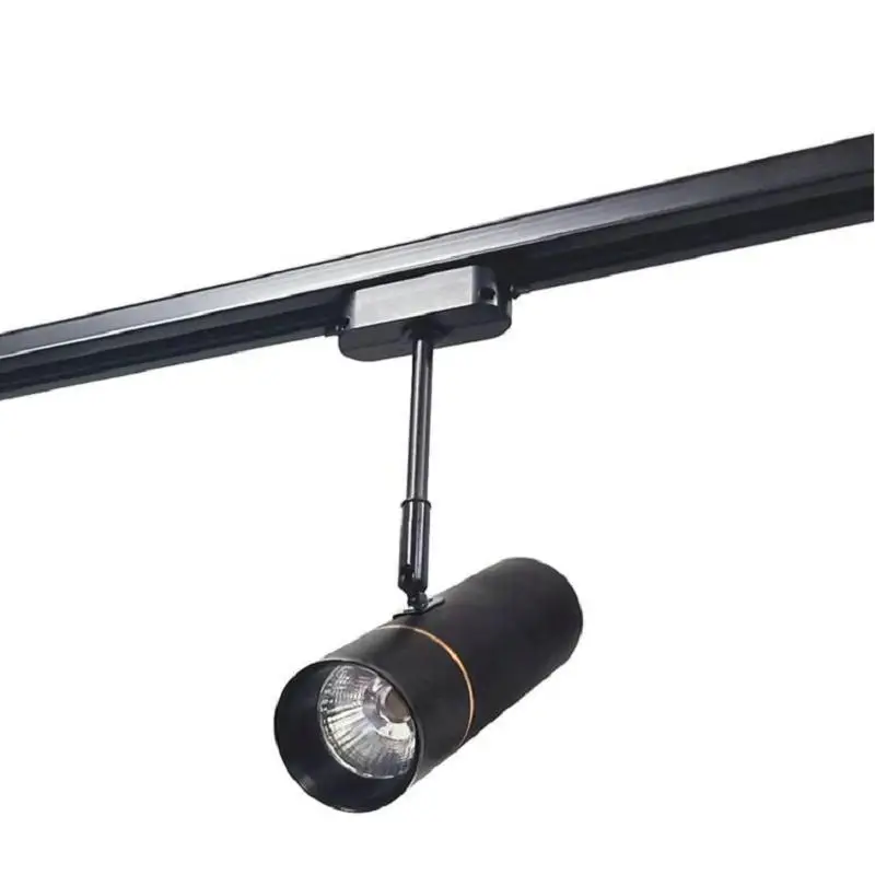 Светодиодный Трековый светильник 10 Вт 12 15 COB s рельсовый Точечный образный