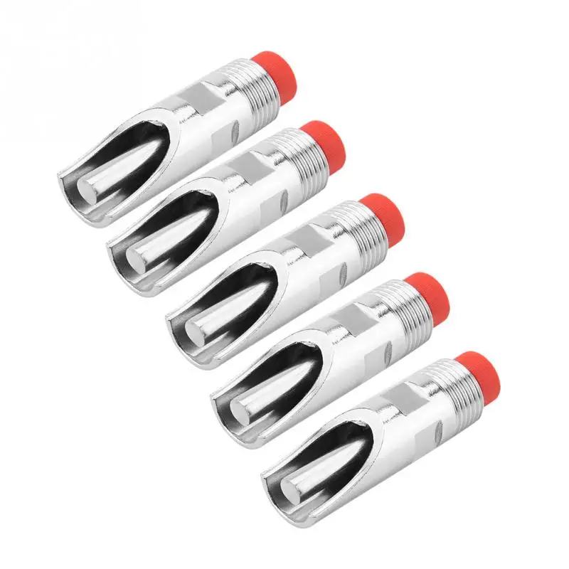 5 шт. Автоматическая ниппельная поилка водяная красная крышка из нержавеющей