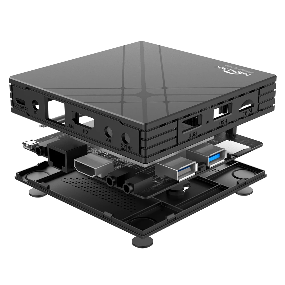 ТВ приставка H6 Android 7 0 Allwinner 4K Smart Media Player 6K декодирование изображений H.265 3GBRAM32GBROM 2 4G