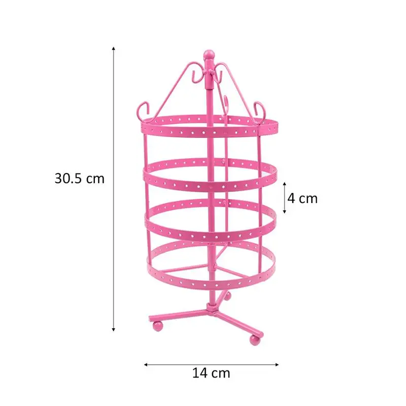 1PC Portable Four-Layer Rotating Convenient Jewelry Holder Storage Rack Display For Necklace Watches Earrings | Дом и сад
