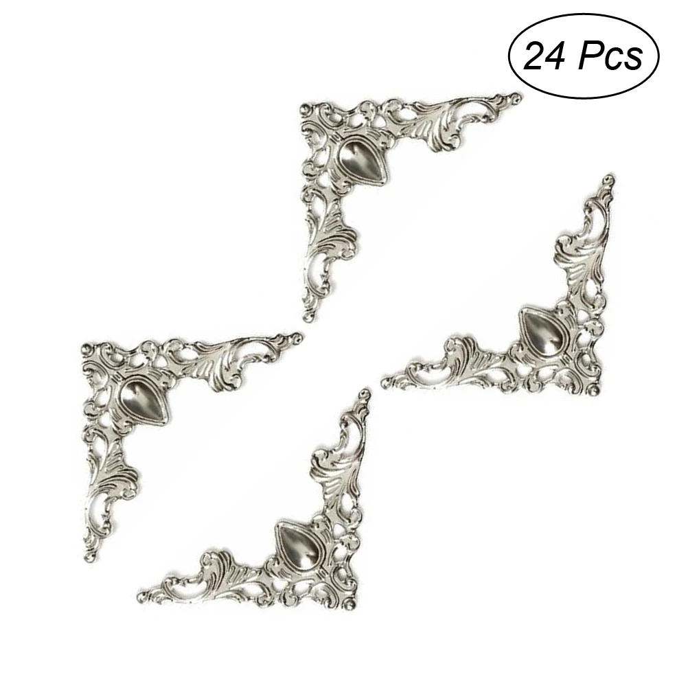 24 шт. винтажные Защитные уголки для книг|Бамперы углов| |