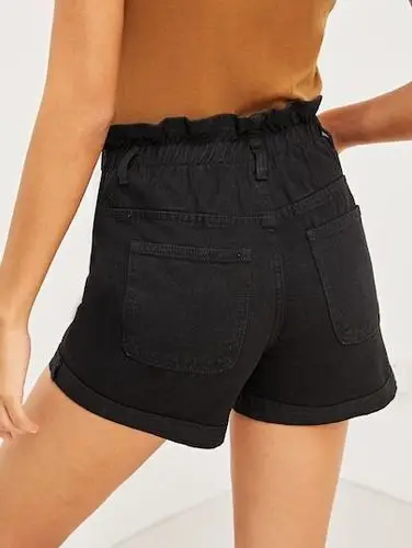 2019 Womens Tide Short Jeans For Women Wrap Hip Fashion Sexy Women's Loose High Waist Shorts Hot | Женская одежда
