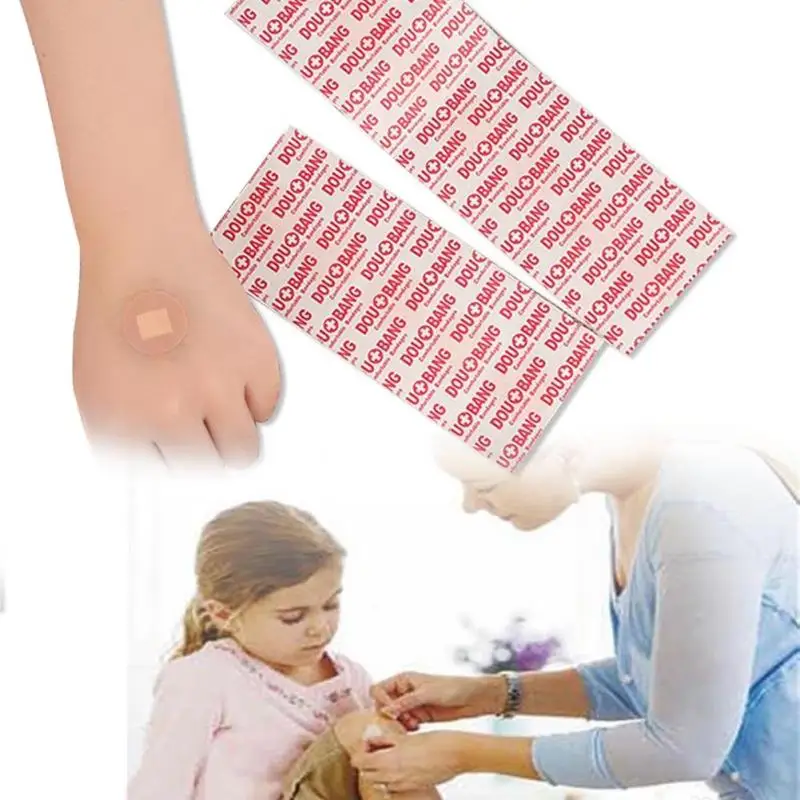 100 шт. Водонепроницаемый круглый раны клей вставить BAND AID пластырь для ран
