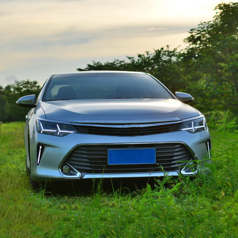 Фара в сборе для Toyota Camry 2015 светодиодный дневные ходовые огни сигнал поворота