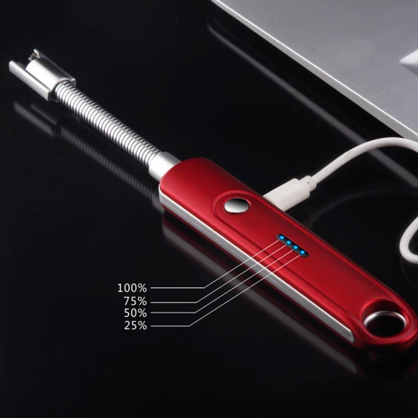 Promotion! 360 Degree Usb Arc Plasma Lighter Flexional Electric Metal Cigarette Windproof For Bbq Kitchen( | Дом и сад