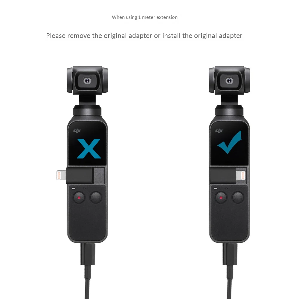 Удлинительная палка для селфи Dji Osmo Карманный карданный стабилизатор с
