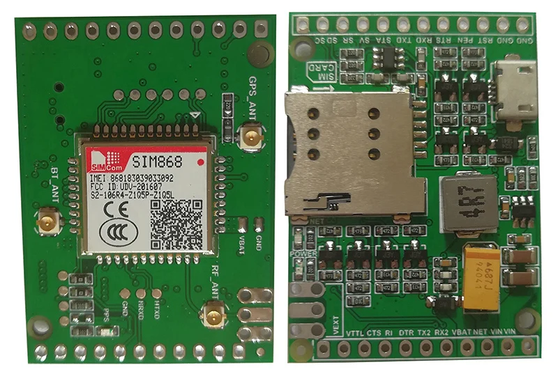 Последняя Университетская практика SIM868 четырехдиапазонная GSM GPRS Защитная - Фото №1