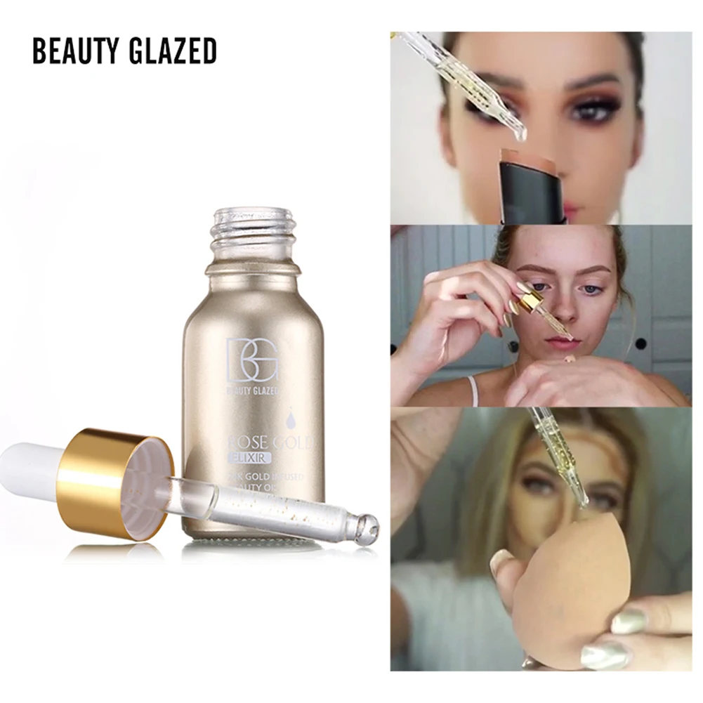 Beauty Glazed 24 каратный Золотой праймер для макияжа эфирное масло увлажняющий