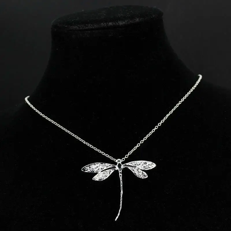 Fashion Women Necklace Jewelry Fashion Dragonfly Pendant 24 inches Chain Chain Necklace Pendant Necklace Jewelry