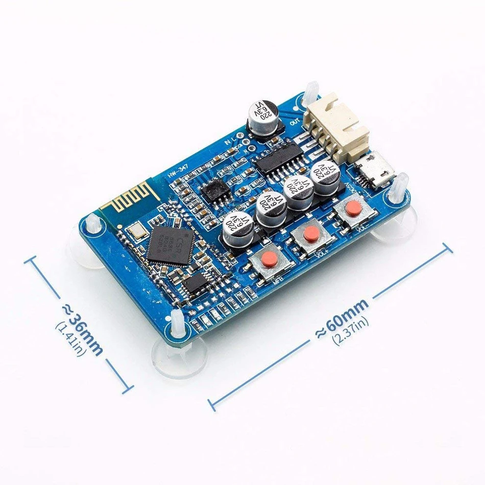 Плата цифрового аудио ресивера CSR8635 PAM8403 с поддержкой Bluetooth 4 0 и мини USB|Аксессуары