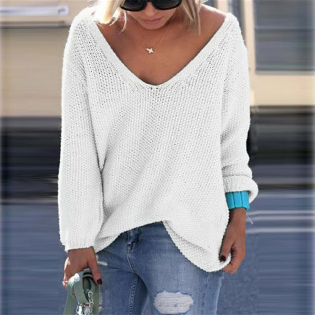 Sexy off shoulder knit sweater Woman black pullovers knitwear Autumn winter 2019 jersey mujer invierno jumper pull femme hiver | Женская