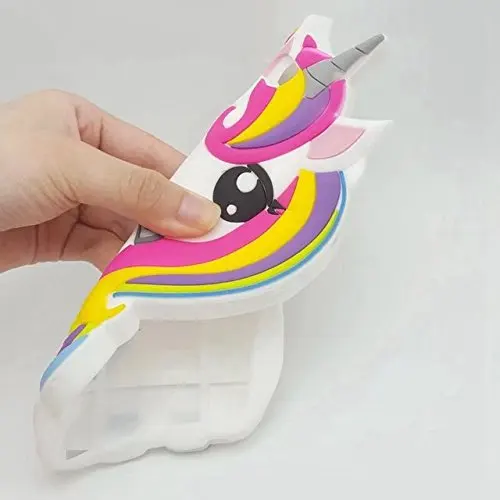 Ipod мультфильм силиконовый чехол 3D единорог Радуга лошадь дизайн телефон сумка