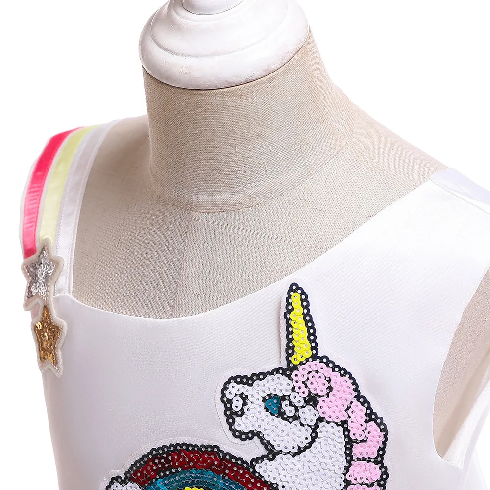 DJS004 Новая модная летняя одежда наплечная подвеска детское платье для Хэллоуина с