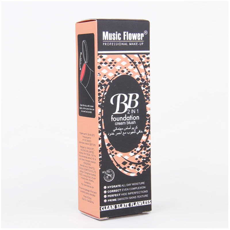Air Cushion BB Cream Concealer Moisturizing Foundation Makeup Bare Whitening Face Beauty Isolated Naked |