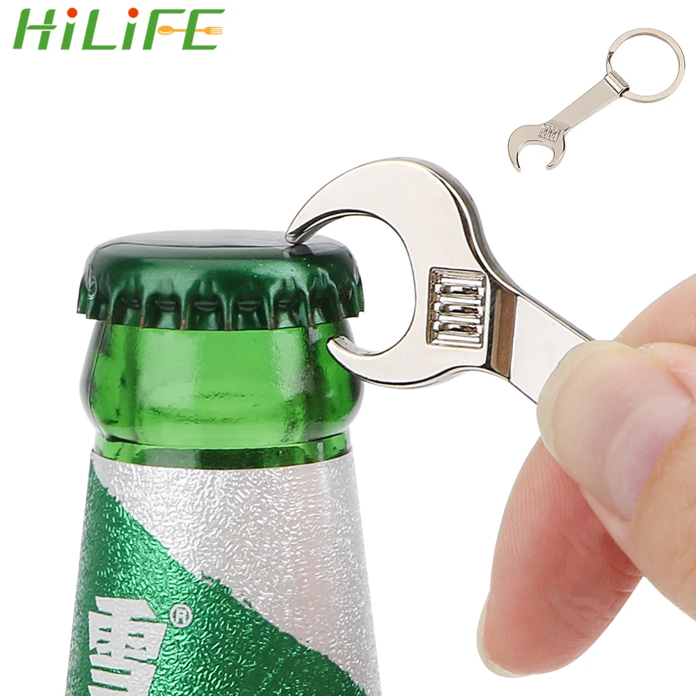 HILIFE креативная открывалка для пивных бутылок серебряный металлический ключ