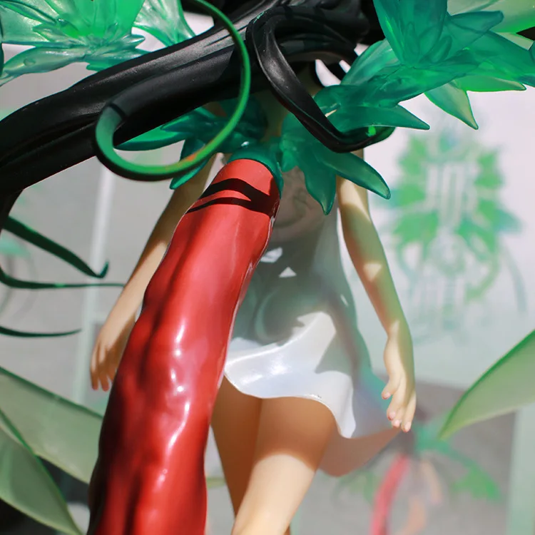 Экшн фигурка 26 см блестящее белое платье SaYa No Uta Saya украшение из ПВХ зеленые