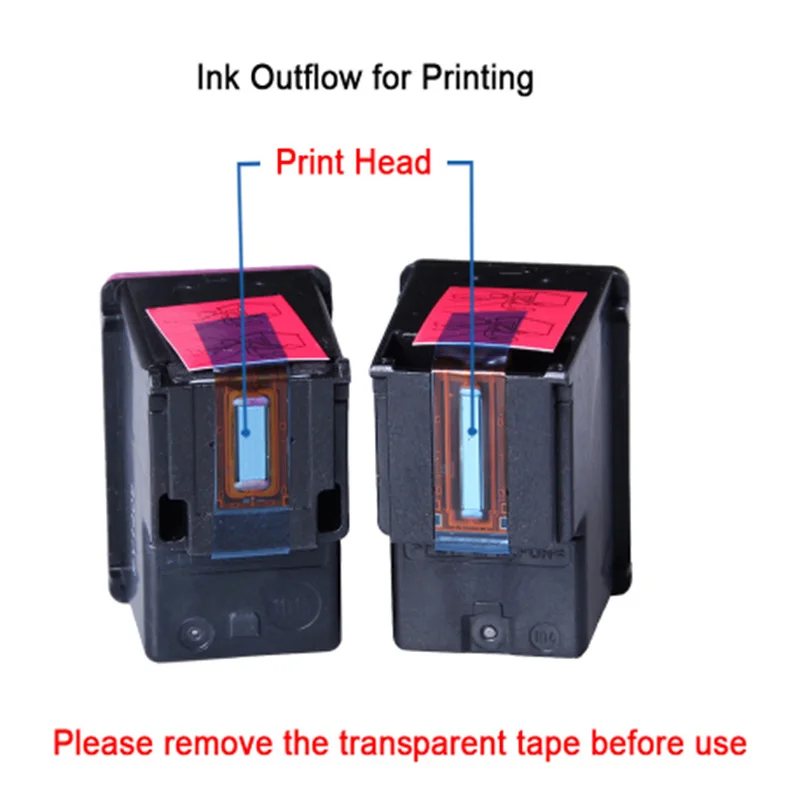 Совместимый чернильный картридж для принтера HP121XL Deskjet D1600 D2500 F2418 F2420 F2423 F4280 F4283 F4580