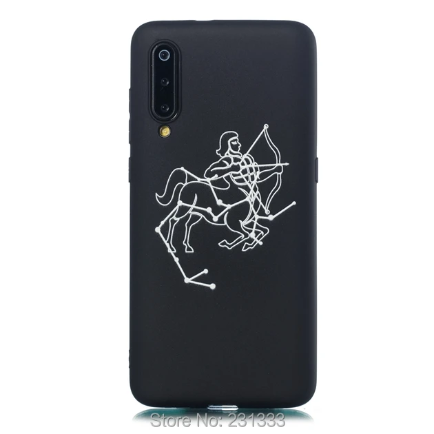 Мягкий матовый чехол из ТПУ с рисунком зодиака для Xiaomi PLAY 5X 6X 9 8 PRO Pocophone F1 Redmi S2 6A 6 5