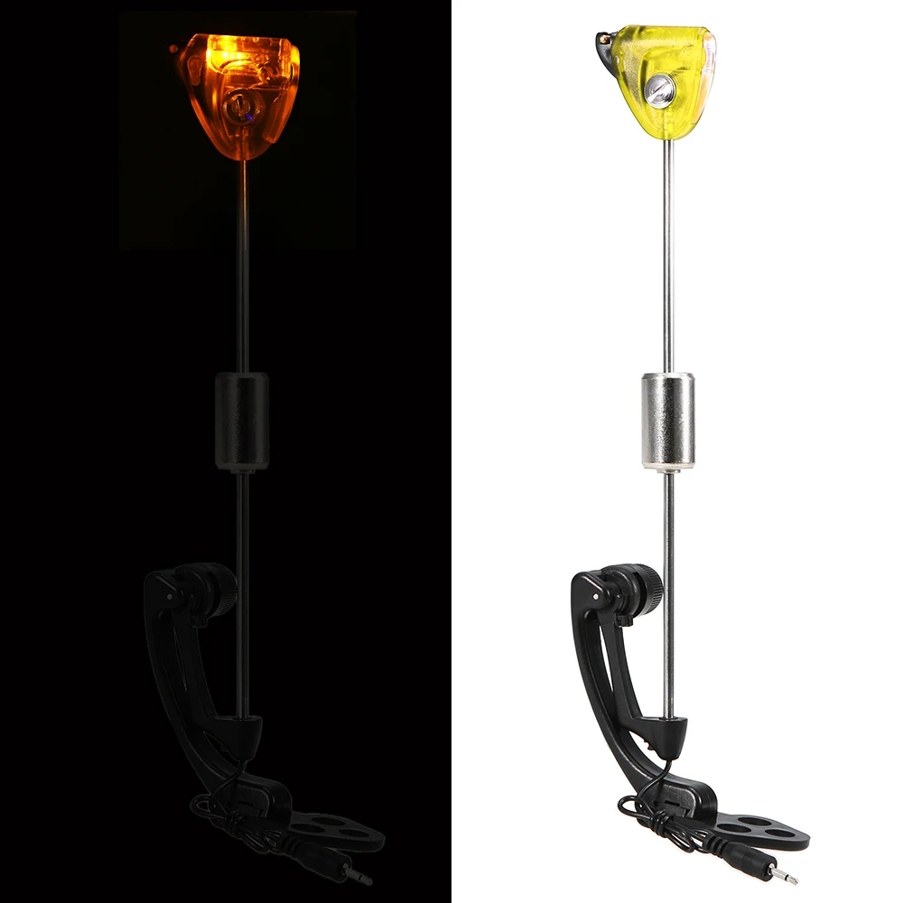 Lixada Fishing Swingers комплект из 4 предметов светодиодная вешалка сенсор свингер с