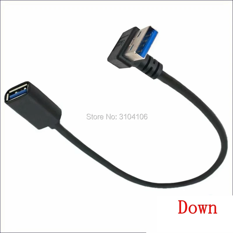 90 градусов правый и левый вверх вниз локоть супер высокая скорость USB 3 0 Мужской
