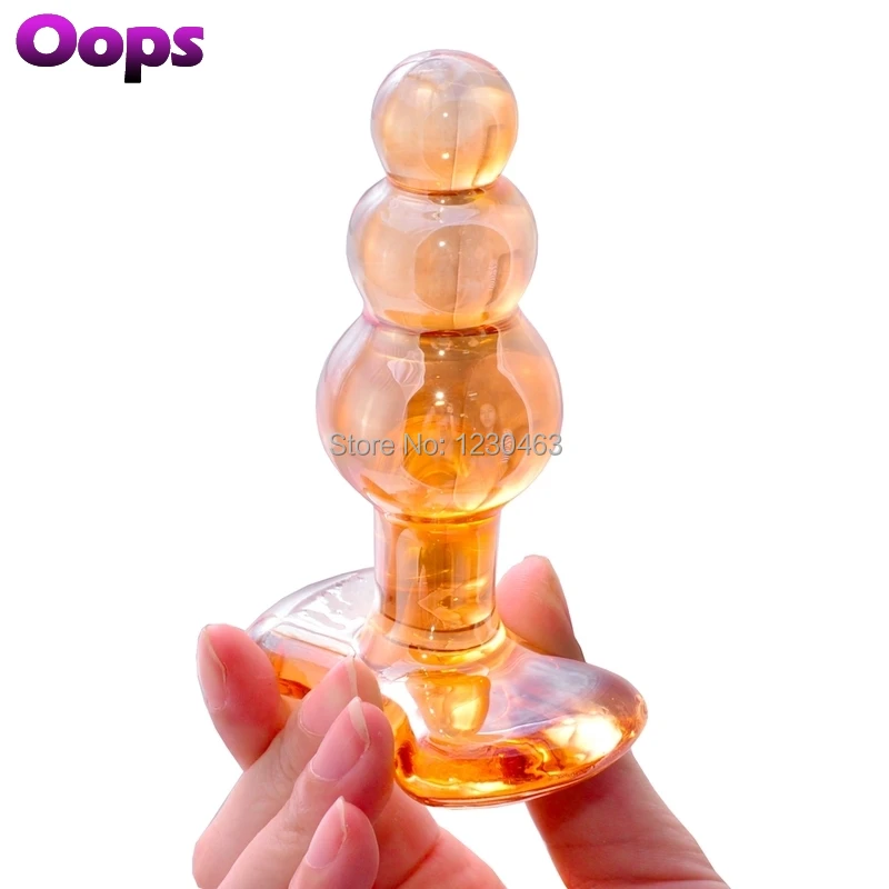 10 5 см Большие Хрустальные анальные пробки Pyrex Glass анальная стандартная Мужская