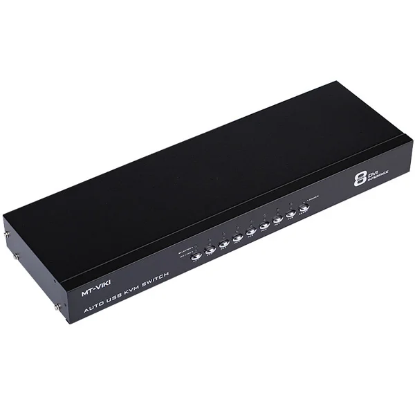 Автоматический переключатель KVM DVI 8 портов с аудио USB мышкой и клавиатурой