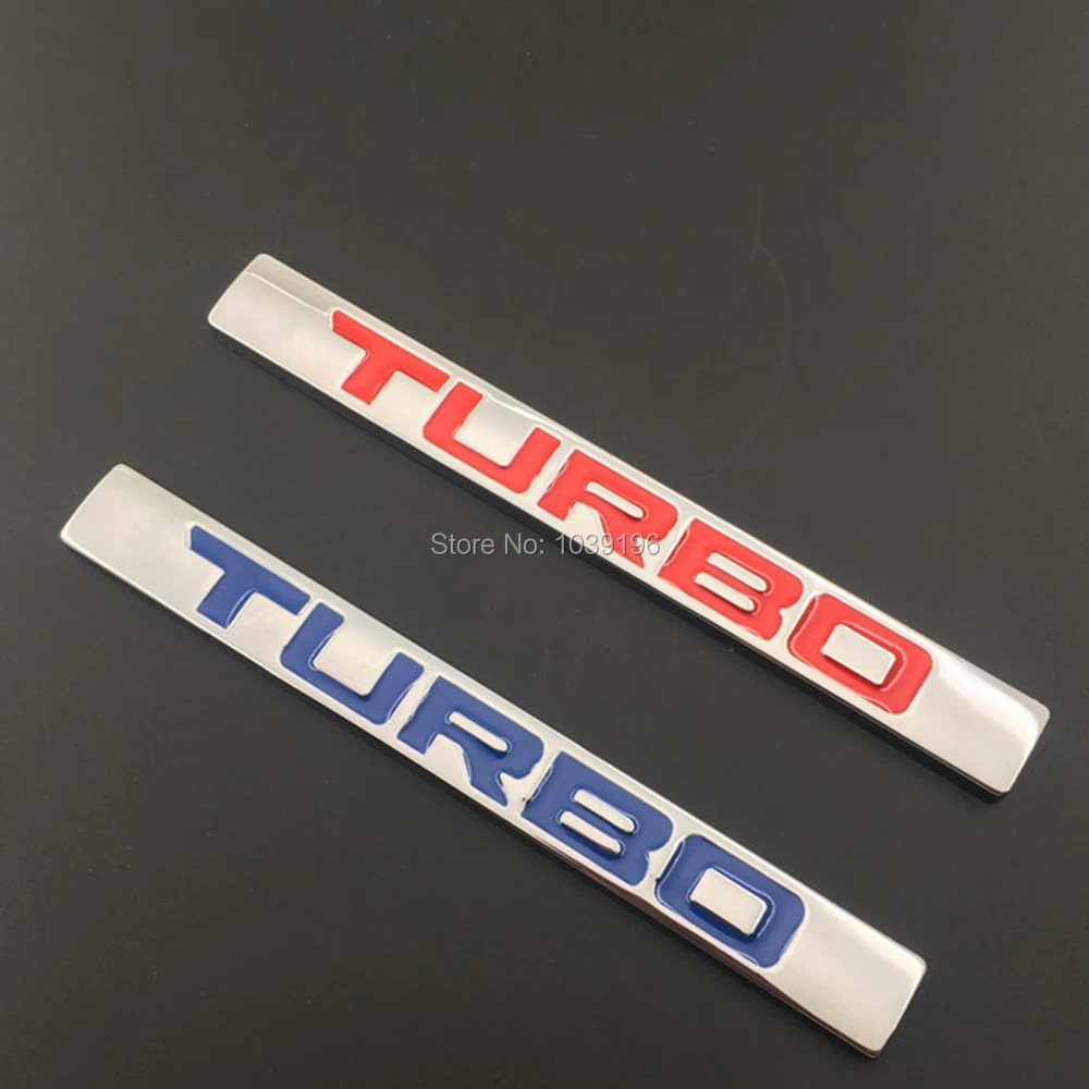 Новый Стайлинг автомобиля Turbo Boost загрузка увеличения 3D металлический