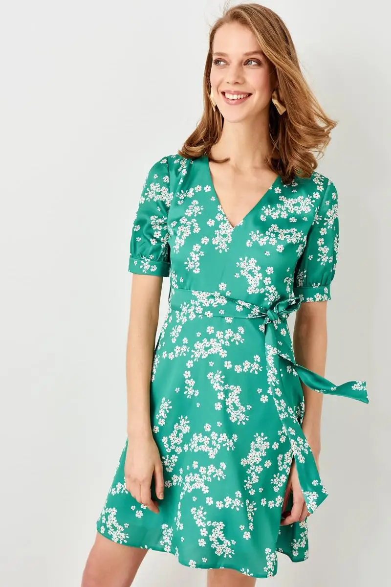 Trendyol платье с цветочным принтом TWOSS19FG0066|Женские платья| |