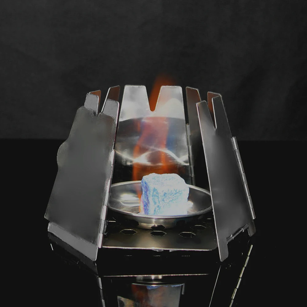 Складная деревянная плита Lixada горелка из нержавеющей стали с шестигранным