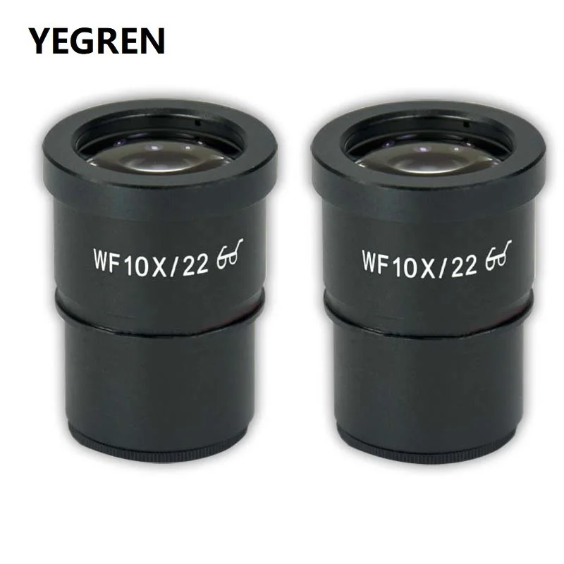 Окуляр WF10X для микроскопа широкоугольный оптический прибор с точкой зрения