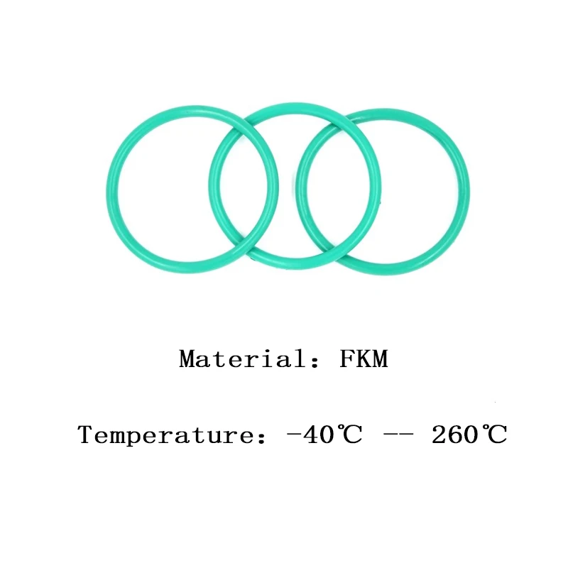 FKM CS 2 OD 140/145/150 мм Фтор клей зеленый уплотнительное кольцо высокая термостойкость