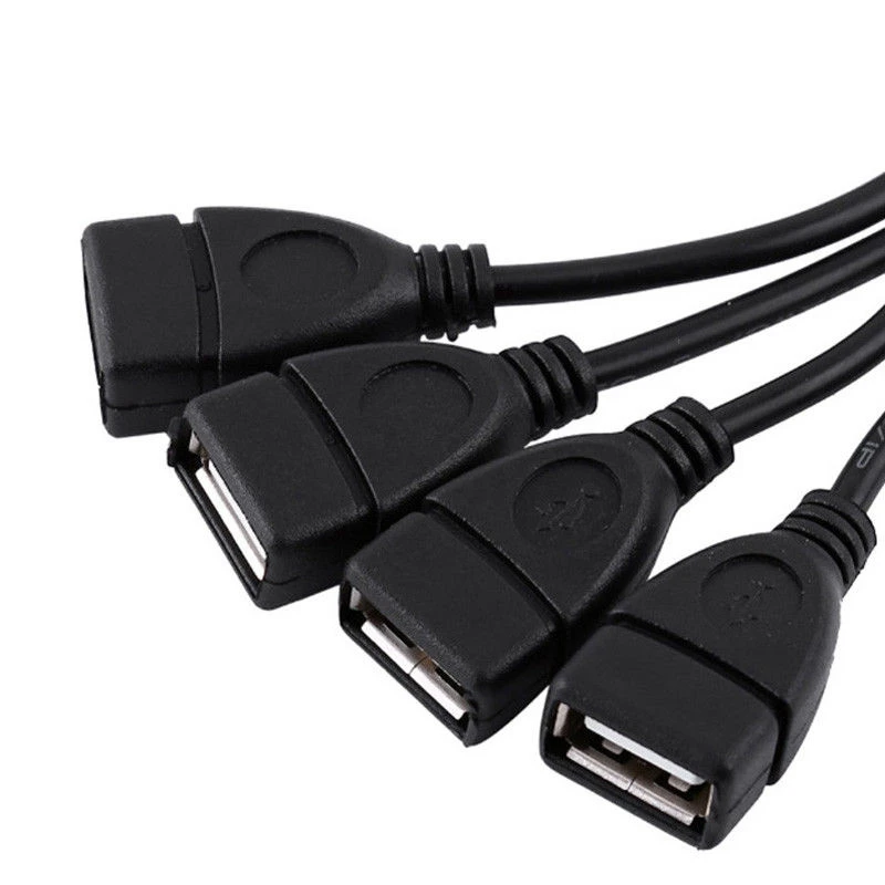 Ethernet RJ45 to 4 USB 2.0 Adapter Extender Over 150ft Network Extension Cable |