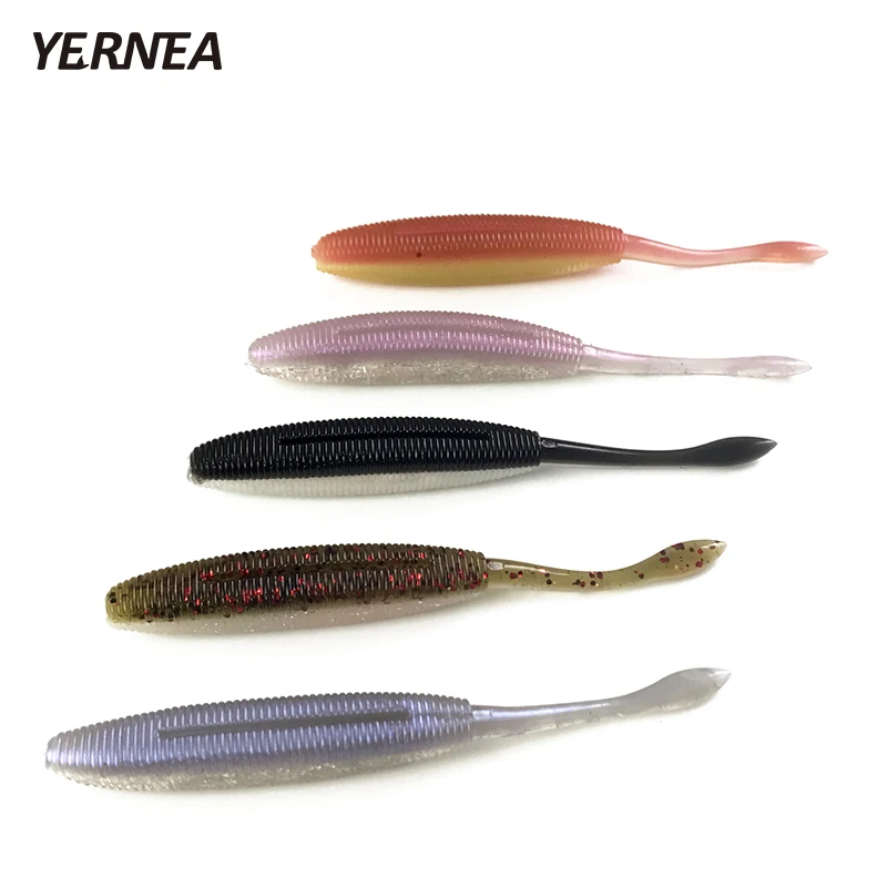 Yernea 5pcs/lot 4.7g 9.8cm New Fish Bionic Road Sub Soft Bait Plastic Lure Fishing Manual Silicone Imitation | Спорт и развлечения