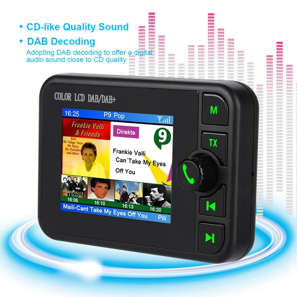 Автомобильный радиоприемник DAB цифровой Bluetooth FM передатчик комплект Антенна MCX +