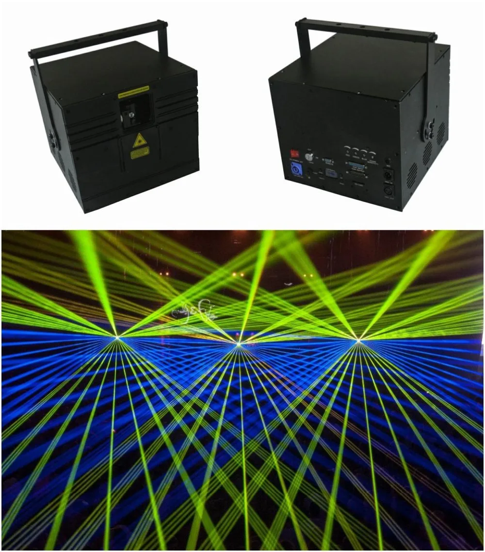 RGB 4 Вт Лазерный свет анимация шоу проектор Дискотека освещение для сцены реклама